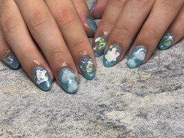 雲ネイル