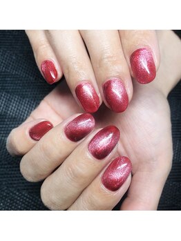 ホワイト(WHITE)/マグネットネイル