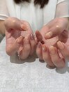 桃ネイル