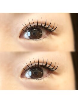 メゴコロ(MEGOCORO)/エクステ×まつげパーマ　140本