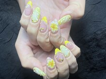 3Dフラワー×ビタミンイエロー