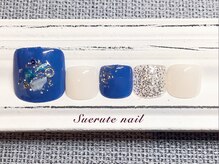 スエルテ ネイルサロン 北千住店/爽やかシェルネイル ¥9000