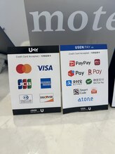 モテテ(motete)/決済方法