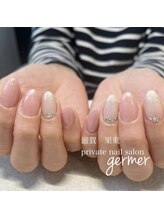 ジェルメ(germer)/ピンクとホワイトで♪