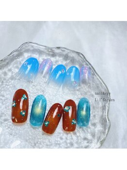 リルガーデン 新宿南口(Lil' Garden)/梅雨ネイル＊パラジェル変更◎