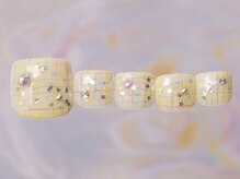 ジェミーネイル シンジュク(Jemiy nail shinjuku)/らくがきチェック星ホロ¥9980