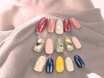 秋ネイルアート♪