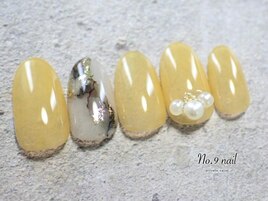 イエロー＋パール＋ニュアンス＊