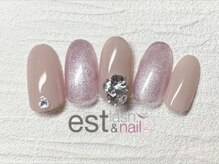 エストラッシュアンドネイル 銀座店(est lash&nail)/ビジューマグネットネイル