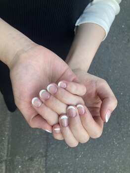 チャフ ネイルアンドアイラッシュ(CHAFF nail&eyelash)/フレンチネイル