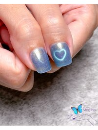 ハートマグネットネイル