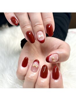 マイオティック ネイル(miotic nail)/レースフレンチ