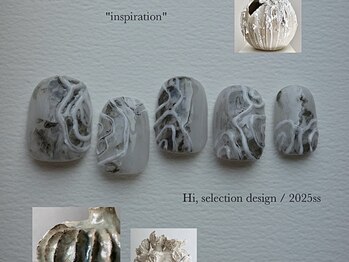 ハイネイルアンドアイ(Hi, nail&eye)の写真/【Hand★Hi,selection design¥8,800～】名古屋屈指の実力派サロン！ショートでも圧巻のハイクオリティart♪