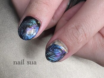 孔雀ネイル