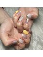 アジュールネイル 高槻店(AzurNail)&nbsp;ニュアンス好きです！マーブルネイルシンプルで好きです！