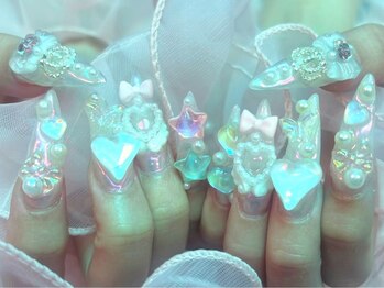 ベリッシモォセンスアーレの写真/ハートやリボンの3Dやビッグパーツも乗せ放題♪[色指定/キャラクター別途料金＆2週間以上前に事前注文必須]