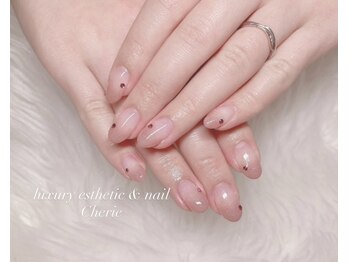 シェリエ(Cherie)/ラメグラ×カラーストーン