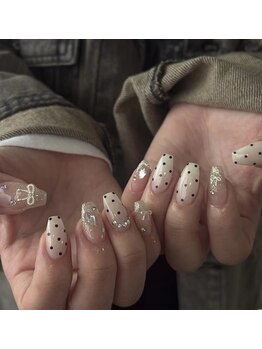 Shiori Nailsalon　持ち込み・長さだしサロンの写真/≪ちゅるんと可愛いワンカラー・ワンホンパーツがいっぱい＊≫持ち込みデザイン¥6990～＊長さだしも大人気!
