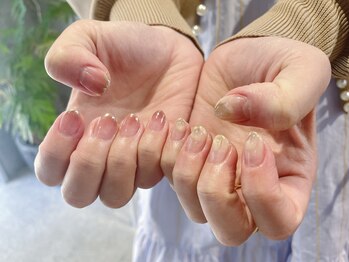 ルークネイル(LUKE)/ちゅるん◯ピンク系ニュアンス