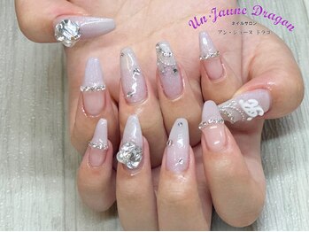 アン ジョーヌドラゴ/【自爪ネイル】パープルネイル