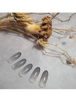 クリアグレーネイル