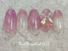 ネイル アンド アイラッシュ ヨンマルニ(Nail&eyelash 402)/マグネットリボン