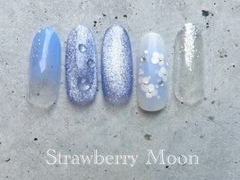 紫陽花ネイル　￥7980
