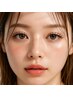韓国エクステパーマ♪可愛く上げちゃう束感まつ毛韓ドル風120本LED