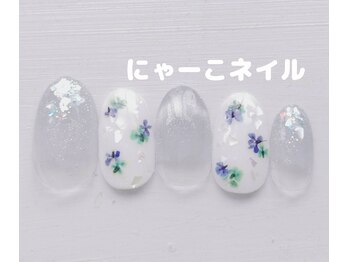 押し花ネイル☆定額￥6980