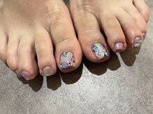 プロテア(protea)/フラワーフットネイル