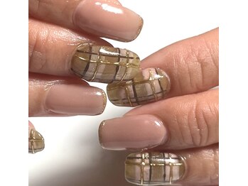 チェックネイル