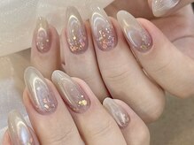 ミヤ(Miya)/マグネットフレンチ×ラメグラデ