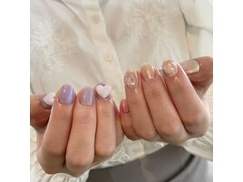 ちぐはぐaurora nail