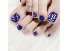 ユキネイル(YUKINAIL)/花火ネイル