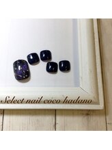 セレクトネイル ココ 秦野店(SELECT NAIL COCO)/Foot　夜の星座