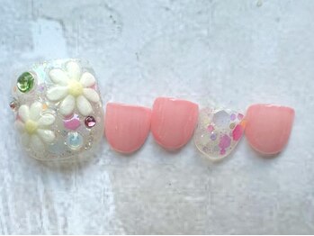 アブニール 我孫子店(AVENIR)/キラキラフラワー新規¥6,380