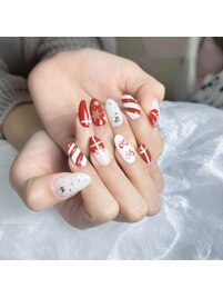 クリスマスネイル