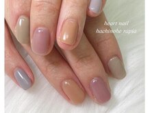 はあとねいる 盛岡仙北店/くすみカラーネイル