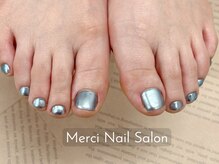 メルシー(Merci)/フットネイル★ミラーネイル