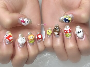 3Dアート追加¥1000～