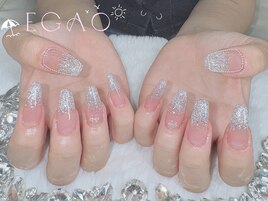 チップラメグラデーション