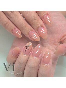 ビープラス(Vi+)の写真/可愛く、指先から女子力UP♪通いやすいクーポン多数ご用意!《学割U24☆ワンカラーorラメグラ/¥4,000》
