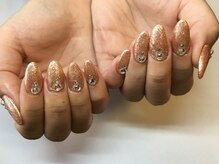 ラウト デコレーションアンドネイルサロン(Lauto Decoration&Nail Salon)/ピンクゴールドネイル