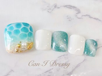 キャンアイ ドレッシー 横須賀中央店(Can i Dressy)/水面ネイル¥8500
