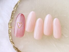 ハートネイル￥4980