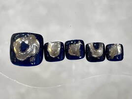ぷっくりミラーネイル