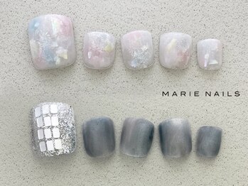 マリーネイルズ 心斎橋店(MARIE NAILS)の写真/★【初回オフ無料】フット定額上¥8800下¥6600！デザイン持ち込みOK♪スタッフ全員１級資格有♪ケアも充実！