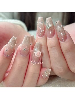 クイーンズビューティーサロン 新宿本店(Queen's beauty salon)/チップ長さ出し10本やり放題