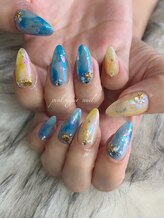 ピンクシュガーネイル(pink sugar nail)/♪夏ニュアンス♪