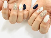 コルン/ネイビー